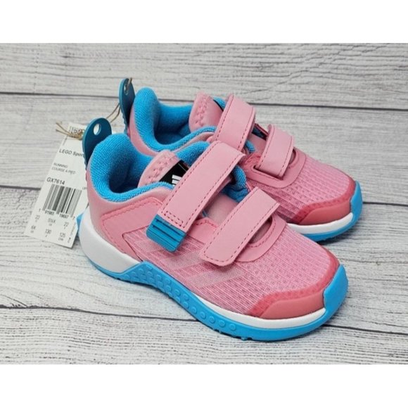 NEW! ADIDAS X LEGO® SPORT RUNNING KIDS SHOES‎ Girls Size 6 - Picture 1 of 15